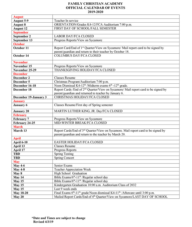 Academic Calendar Lsu 2021 Holiday Calendar